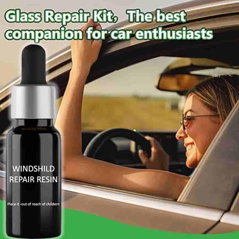 Windshield Glass Repair Kit – Fix Cracks & Chips in Minutes 🔧
