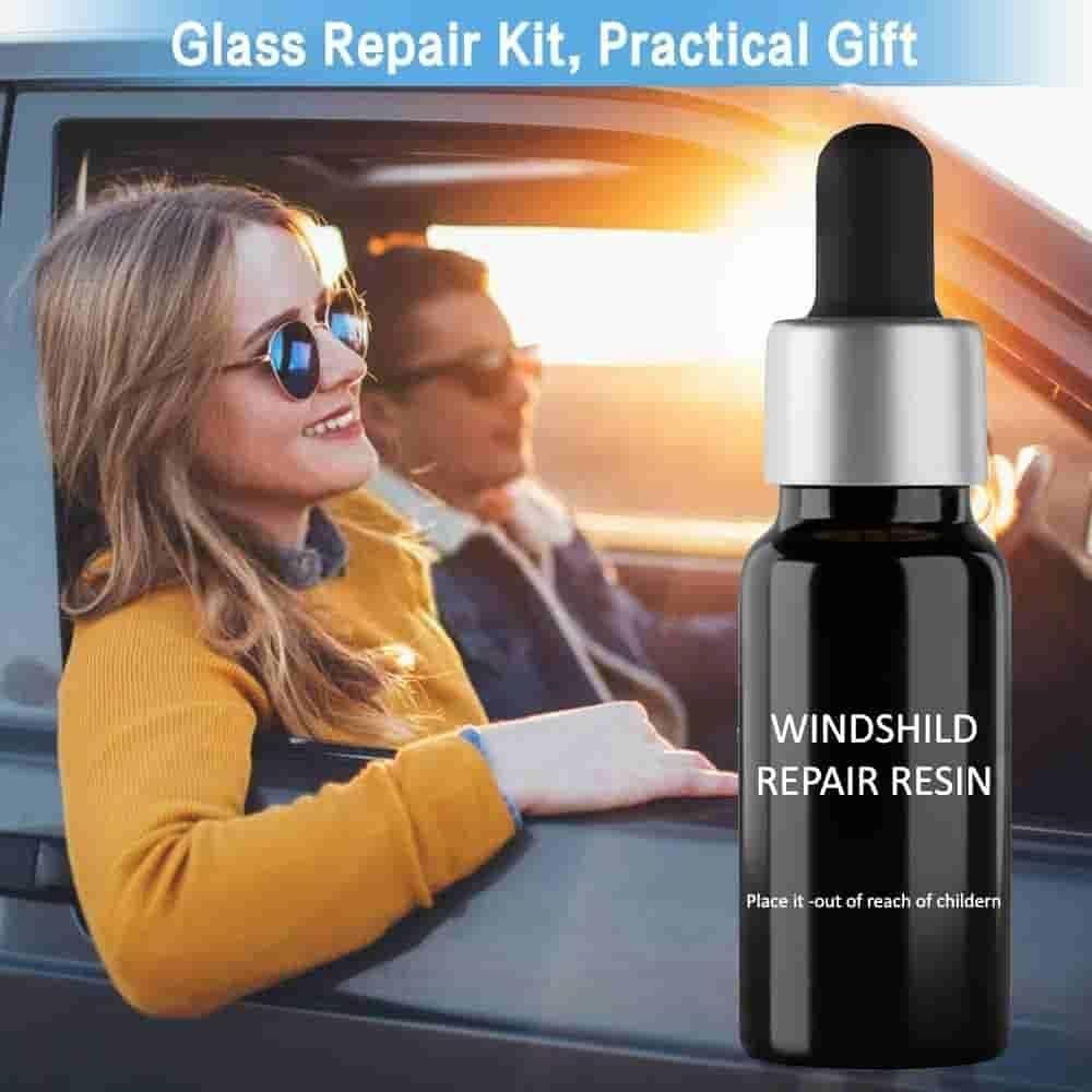 Windshield Glass Repair Kit – Fix Cracks & Chips in Minutes 🔧