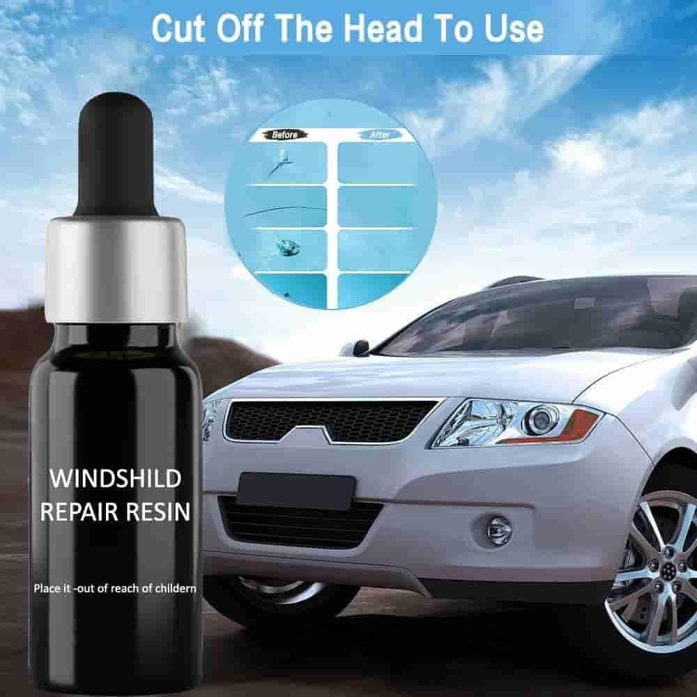 Windshield Glass Repair Kit – Fix Cracks & Chips in Minutes 🔧