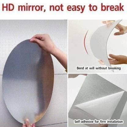Stylish Wall Mirror Set – Modern Oval & Square Design ✨